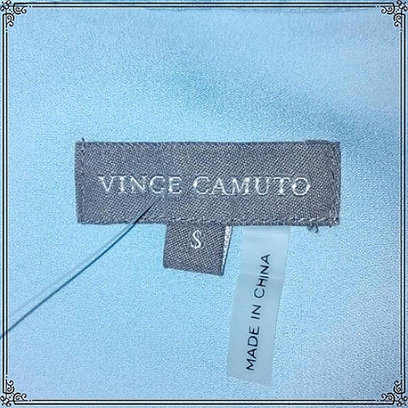 Vince Camuto Long Sleeve Keyhole Wrap Front Blouse Size Small - Picture 13 of 13